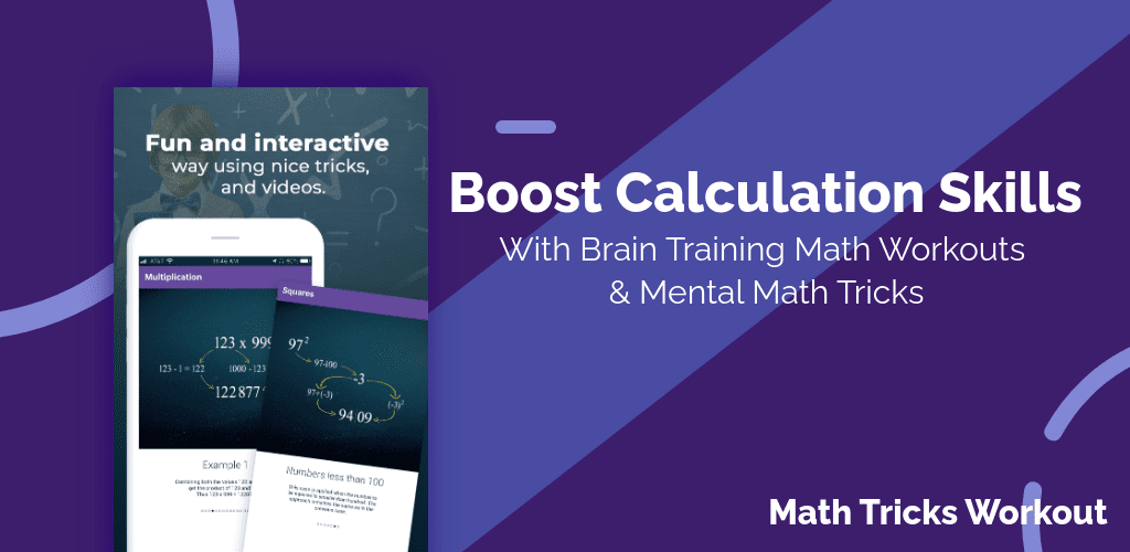 Math Tricks Workout - Math master - Brain training