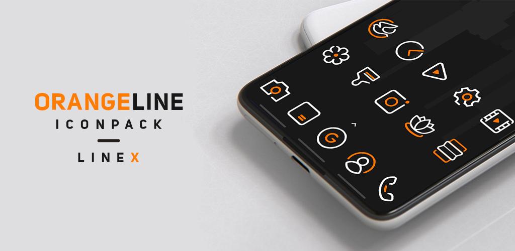 OrangeLine IconPack LineX