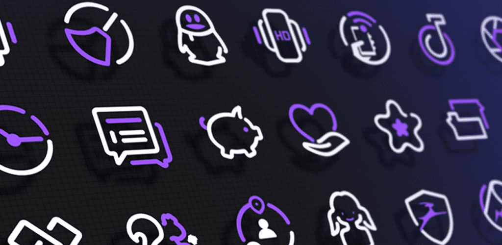 PurpleLine Icon Pack