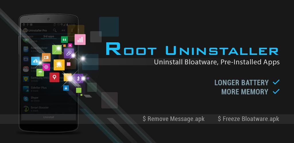 Download Root Uninstaller Pro - Remove Android system programs