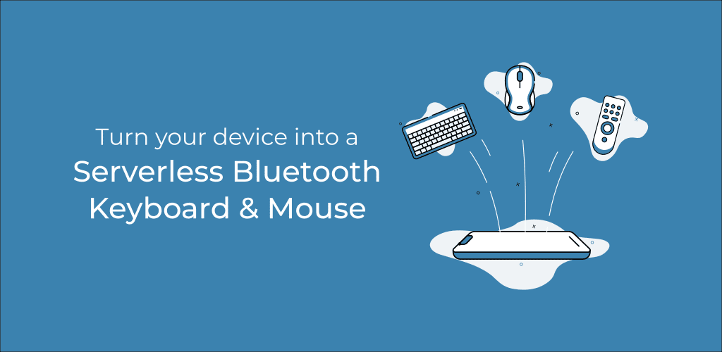 Serverless Bluetooth KeyboardMouse for PC Phone Full